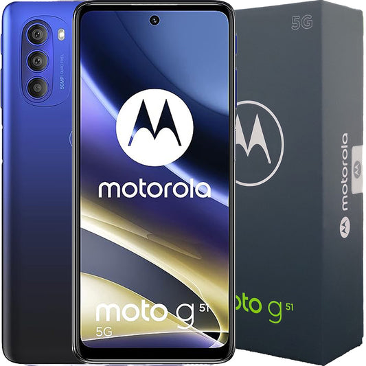 Motorola Moto G51 5G 128GB - Blue-New